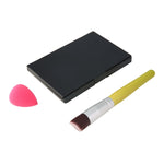 15 Colors Makeup Cosmetic Palette+Bamboo Oblique Brush+Water Drop Powder Puff  Drop Shipping