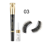 Women Make Up Tool thick mascara + False Eyelashes + Eye Lash Glue eye makeup set